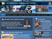 Tablet Screenshot of crc-hosting.com